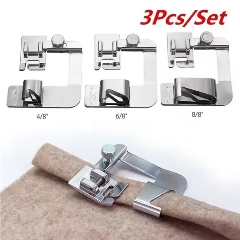 Sewing Gauge Ruler - Dikiş Makinesi Kenar Kıvırma Seti 1/3