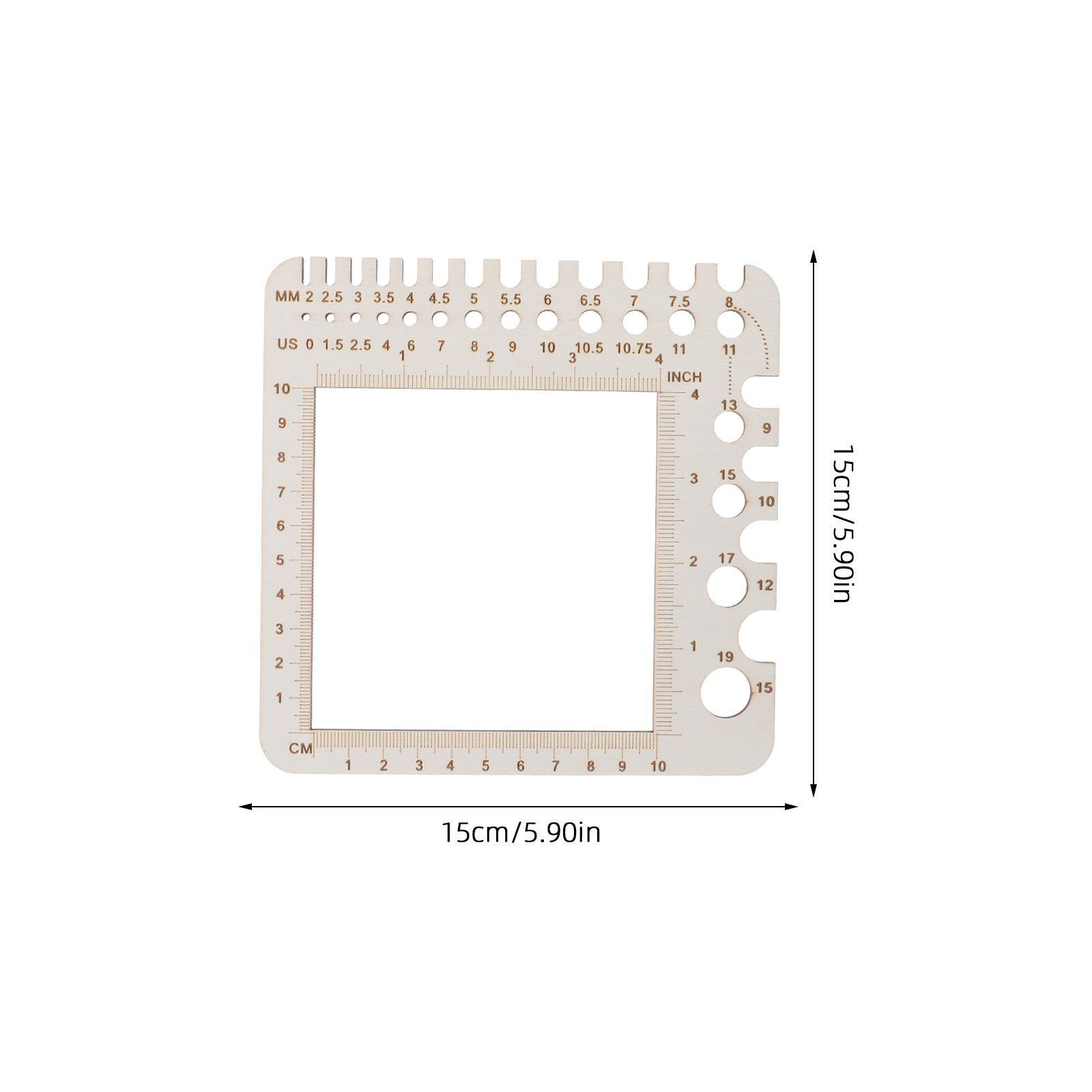 2 Adet Ahşap Örgü Ölçer, Metri - Sewing Gauge Ruler incelemesi ve fiyatı